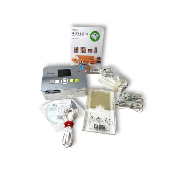 Canon Selphy CP780 Compact Photo Printer Box Accessories - Picture 3 of 16